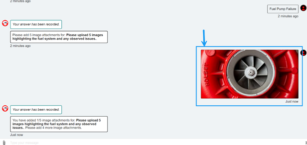 A red wheel with a blue line

Description automatically generated